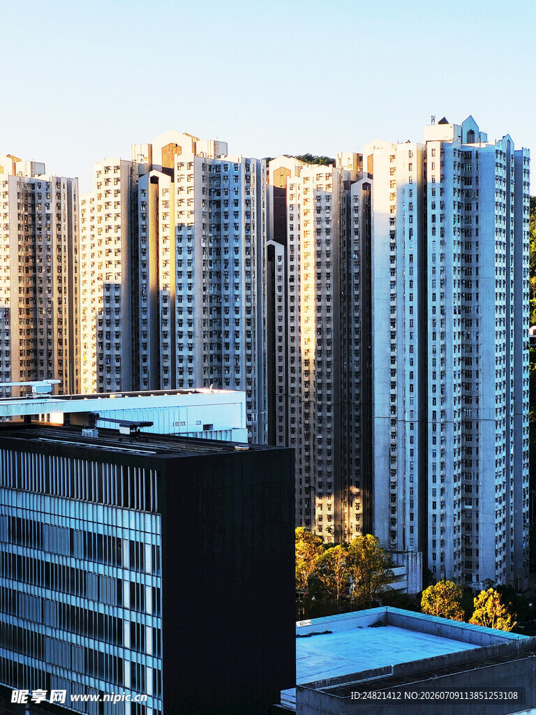 城市高楼林立景观