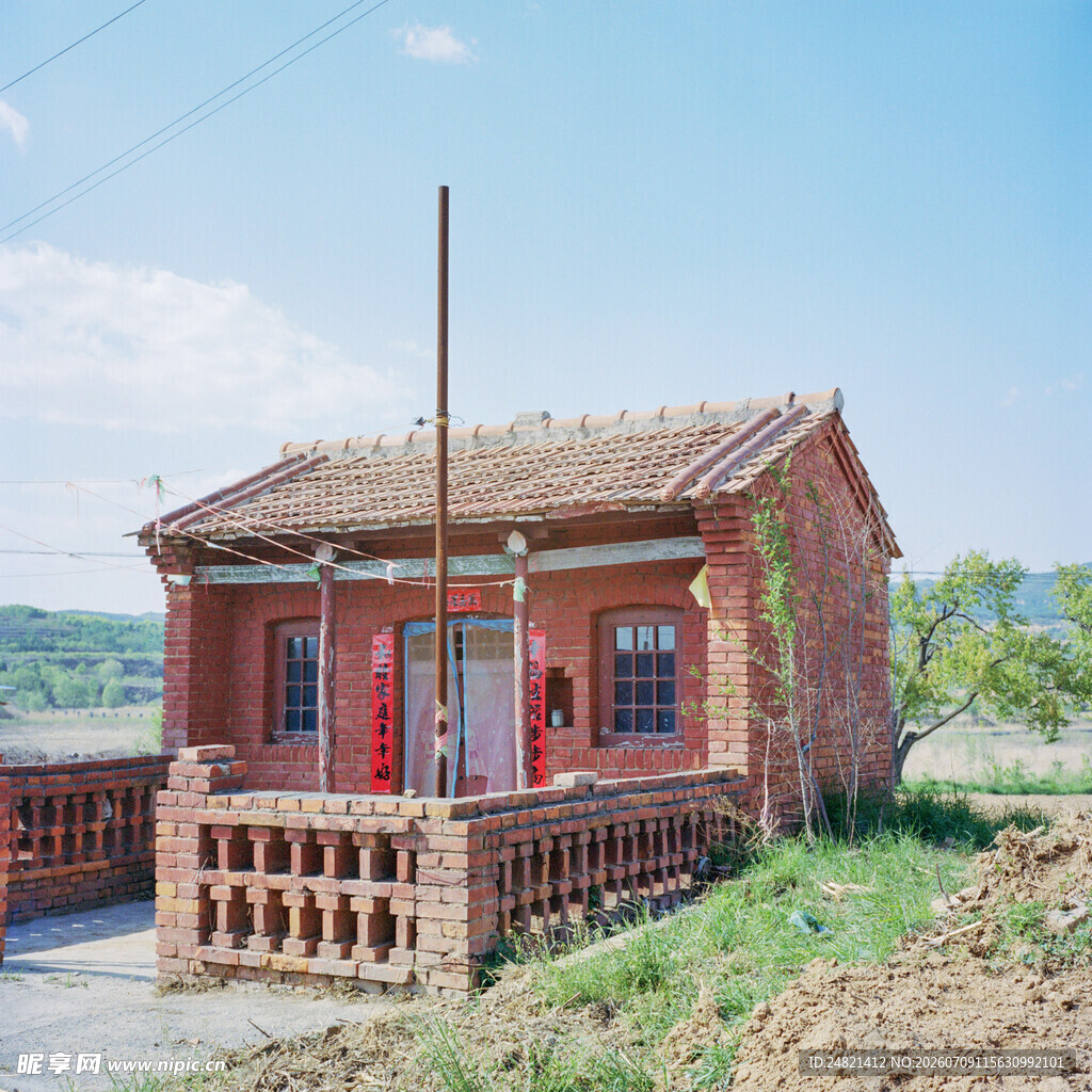 乡村红砖小屋