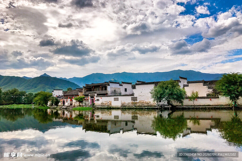 江南水乡美景湖光山色