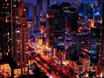 都市璀璨夜景