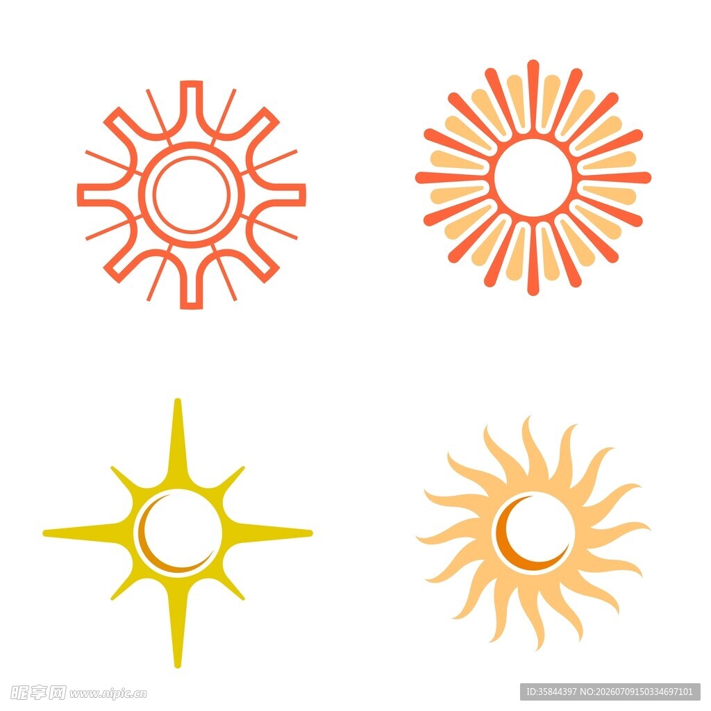 太阳图标合集