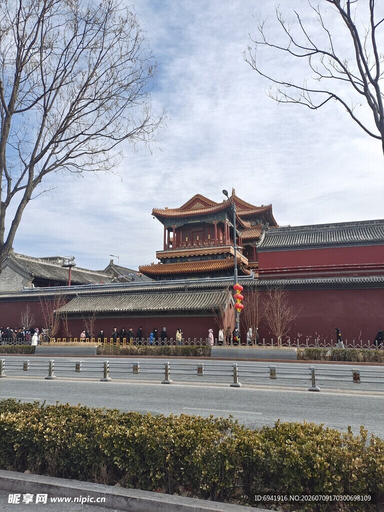 北京故宫古建筑景观