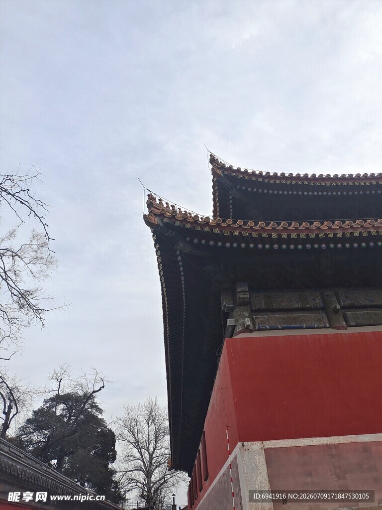 中式古建筑一角