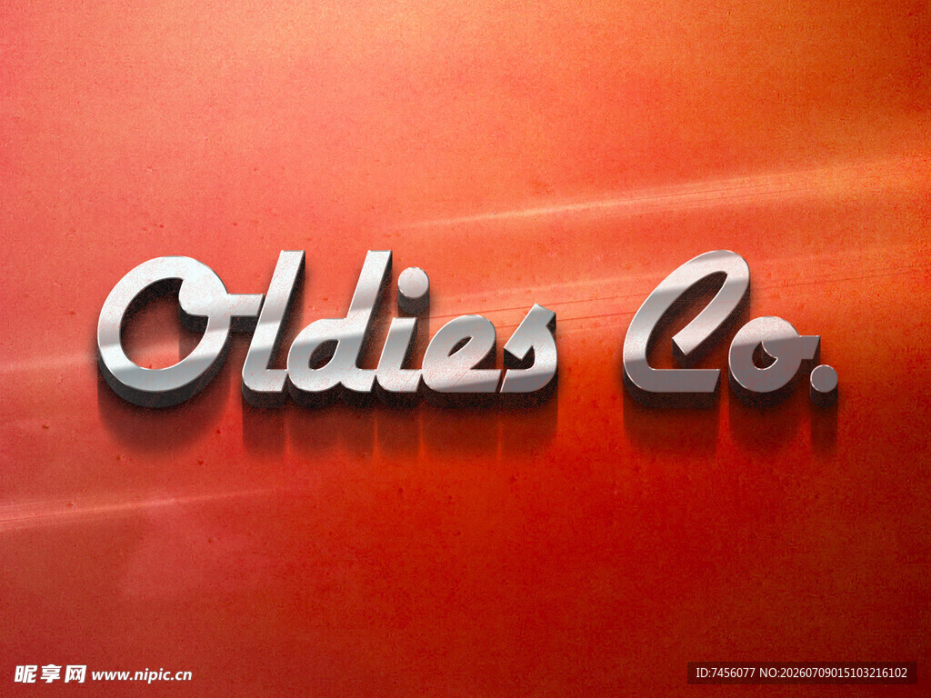Oldies Co汽车标志特写