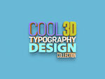 3D酷炫字体设计展示