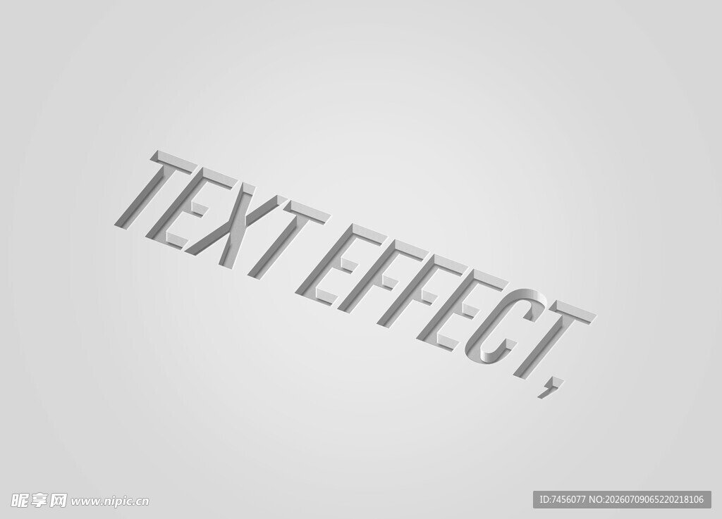 简约文字特效展示