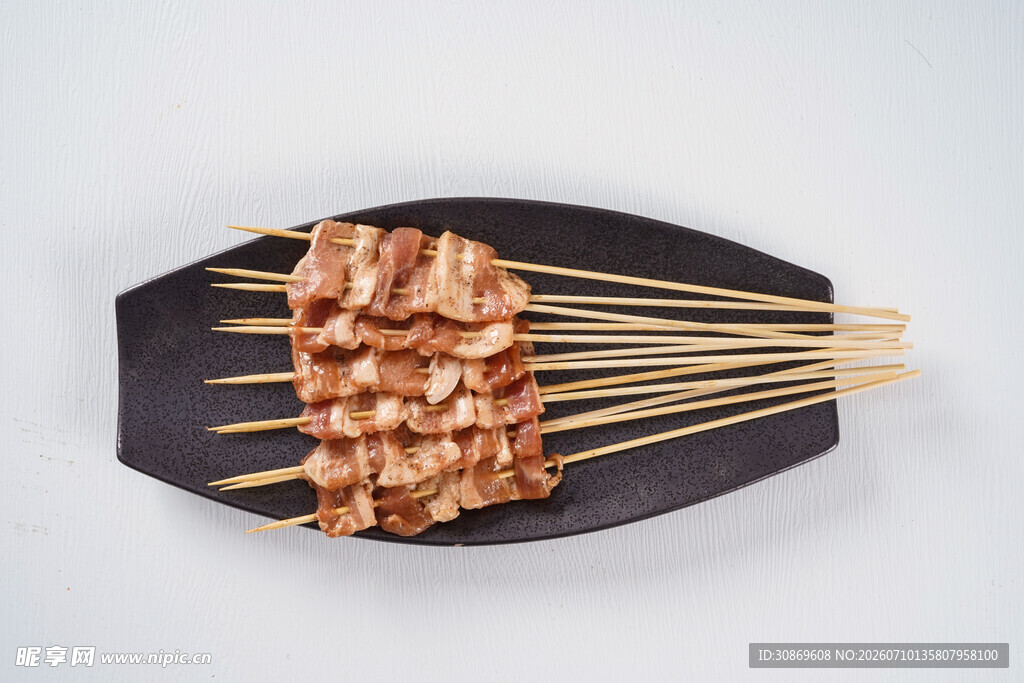 五花肉串