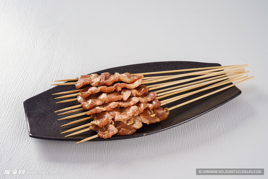 五花肉串