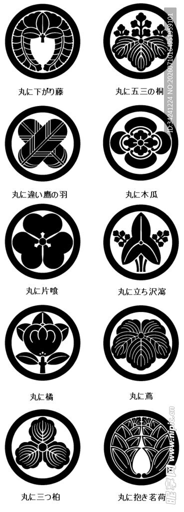多样圆形图案设计元素