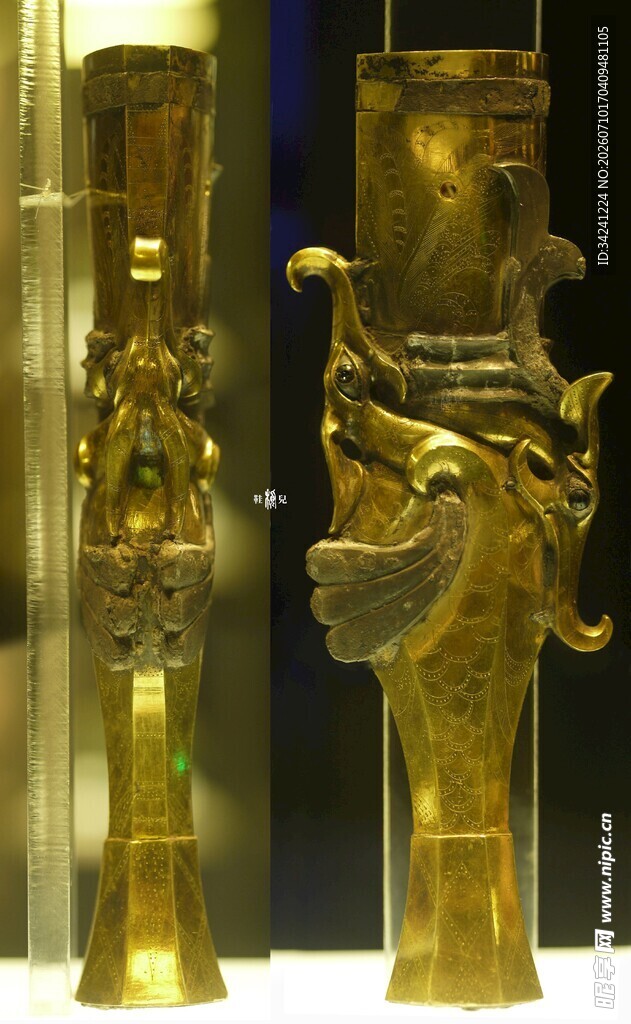 精美古代青铜雕刻艺术品