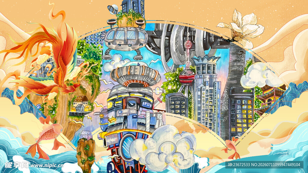 国潮背景