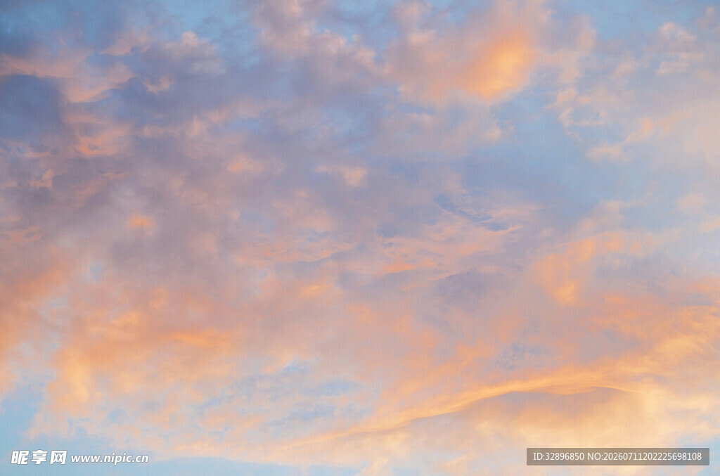 绚丽晚霞天空美景