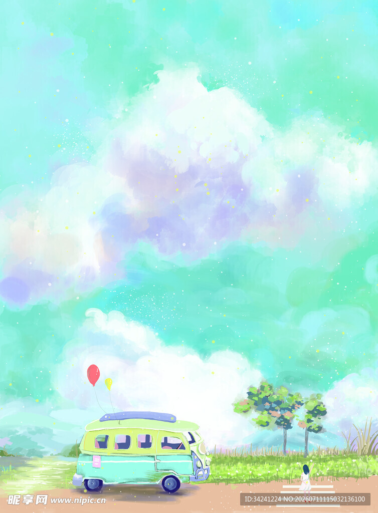 梦幻旅途的多彩巴士