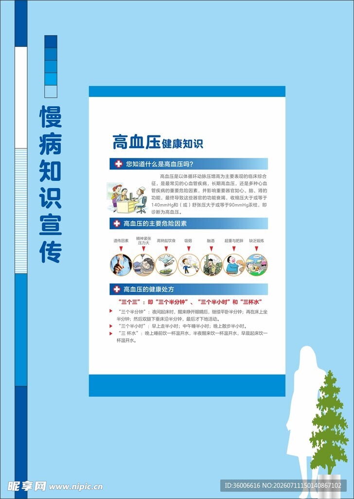 慢病宣传教育高血压健康知识