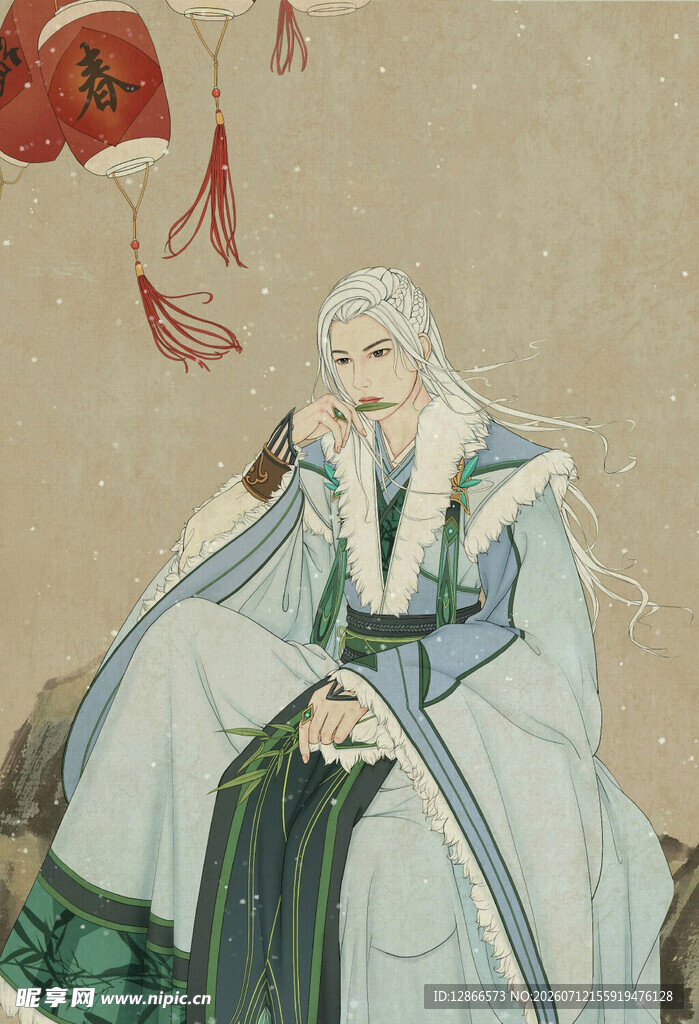 古风画 古风工笔 唐代仕女 怀