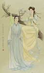古风画 古风工笔 唐代仕女 怀