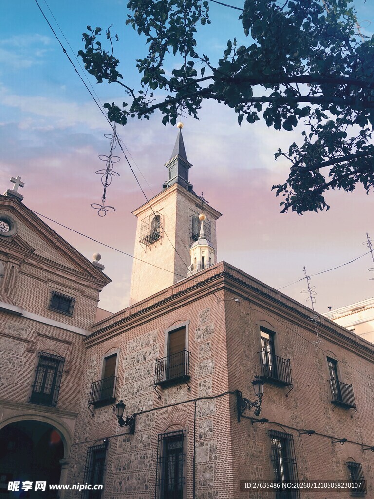 欧式古建筑外观景致