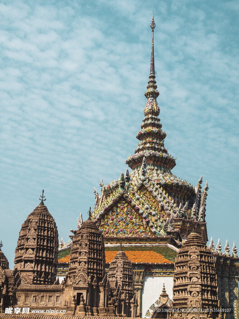 泰国精美寺庙建筑景观