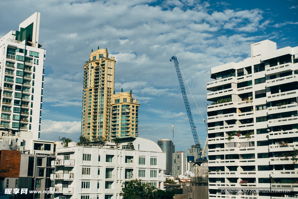 城市高楼建筑景观