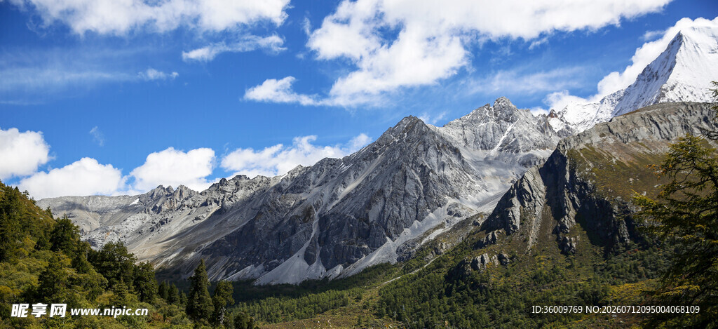 壮丽高山美景