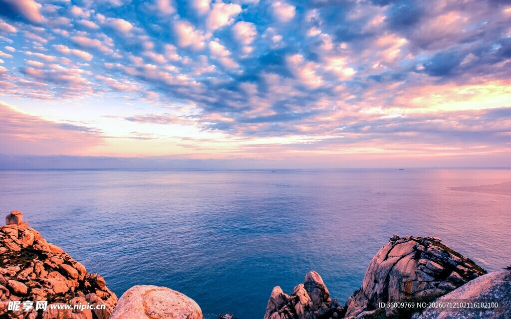 海边壮丽日出美景