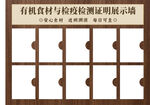 食品检测公示栏