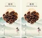 中药材香附海报