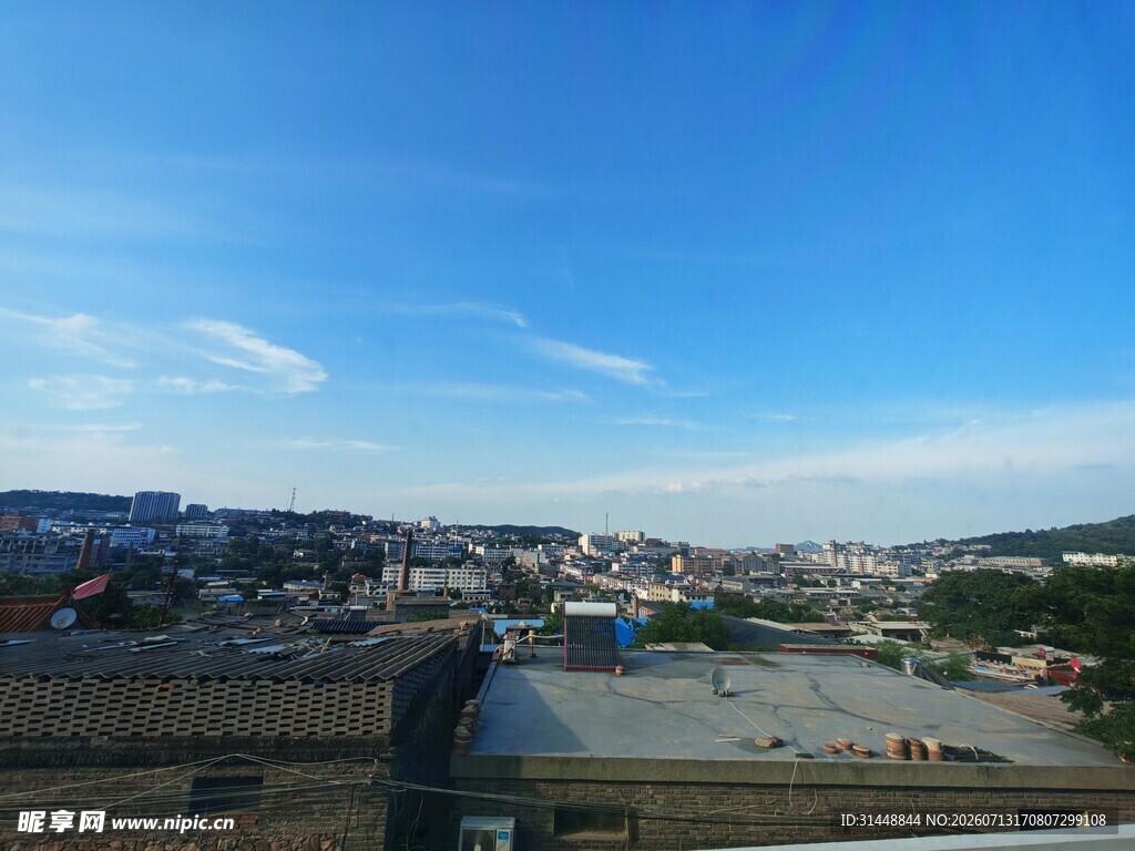 城市远景风光
