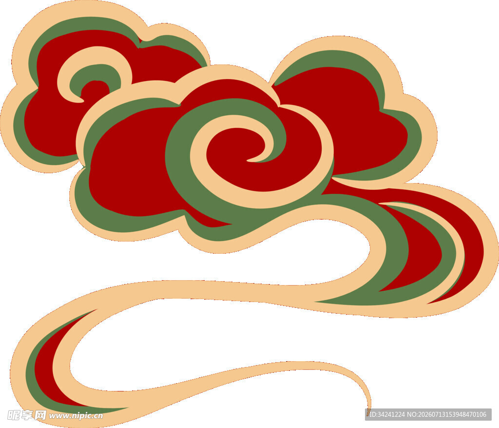 传统中式云纹图案
