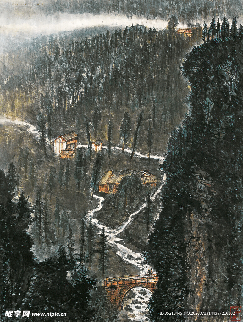 山间蜿蜒公路