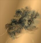水墨花卉抽象艺术画作