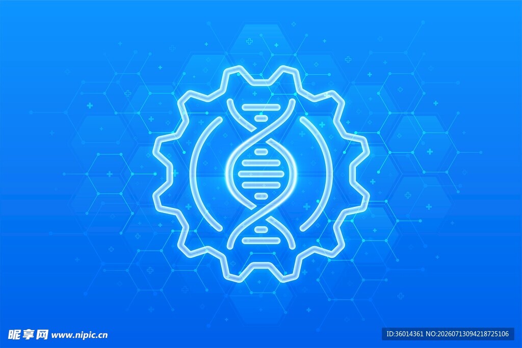 科技生物背景