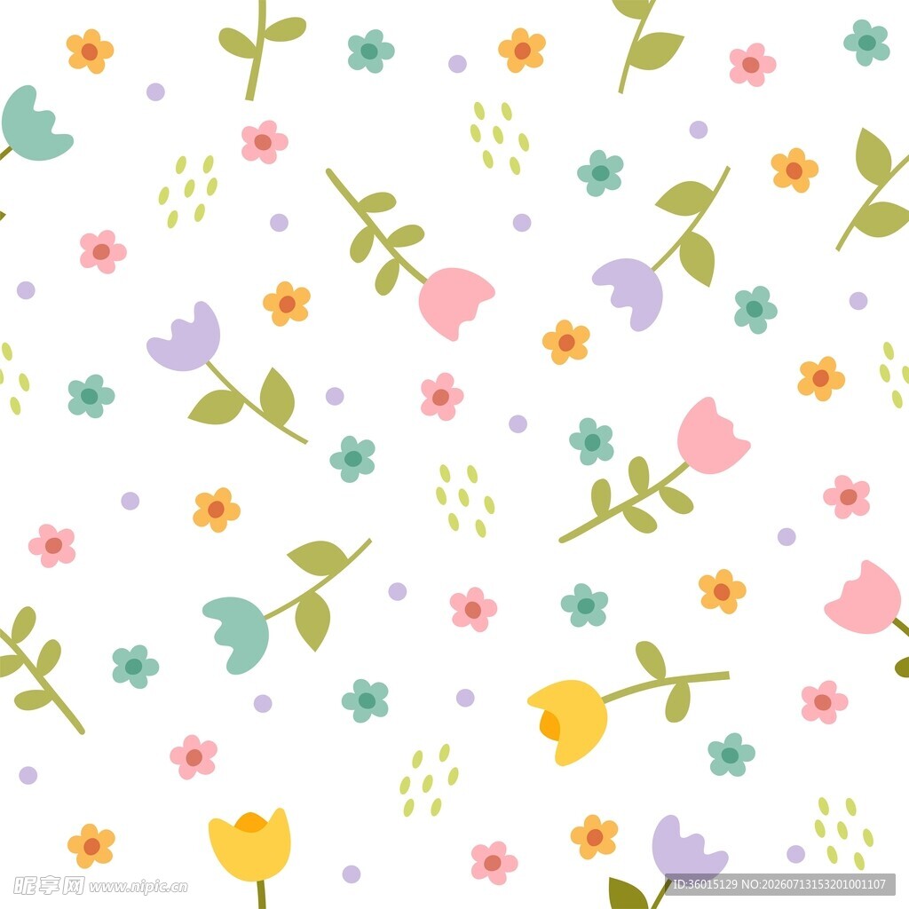 碎花背景素材