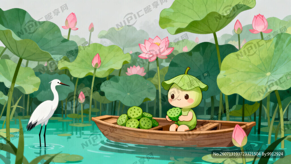 治愈系绘本风插画 可爱Q萌风格