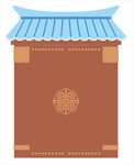 中式传统建筑门