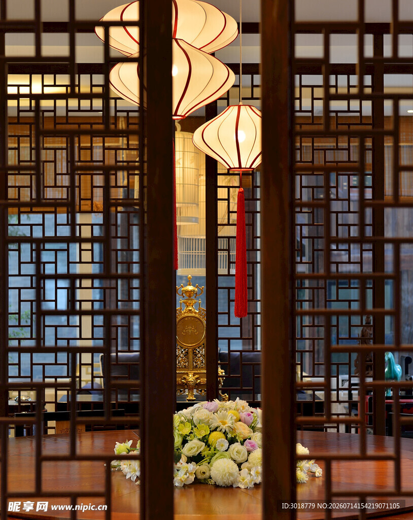 中式雅致室内空间景致