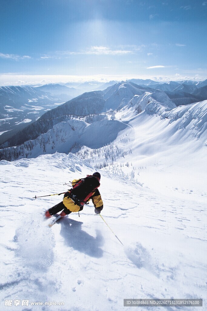 雪山滑雪