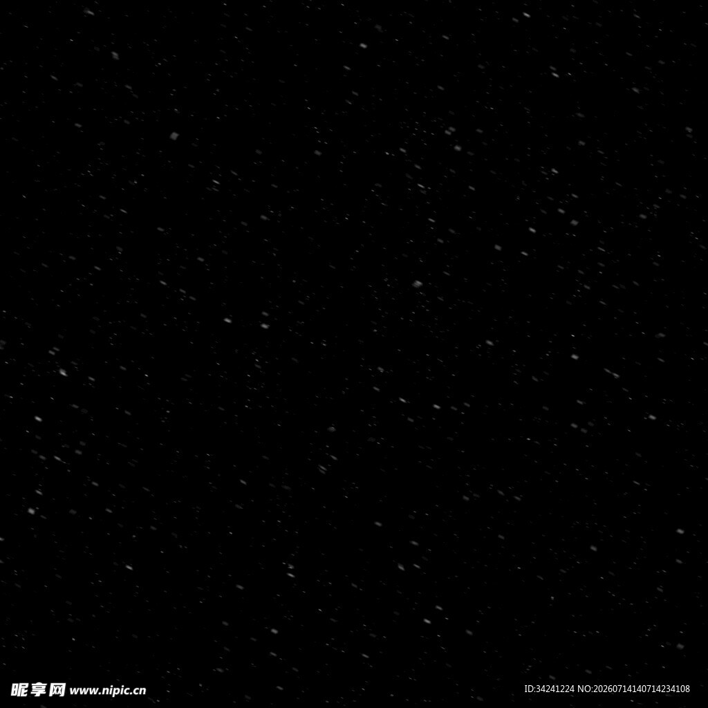 黑色背景上的闪烁星星