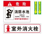 消防设施标识牌