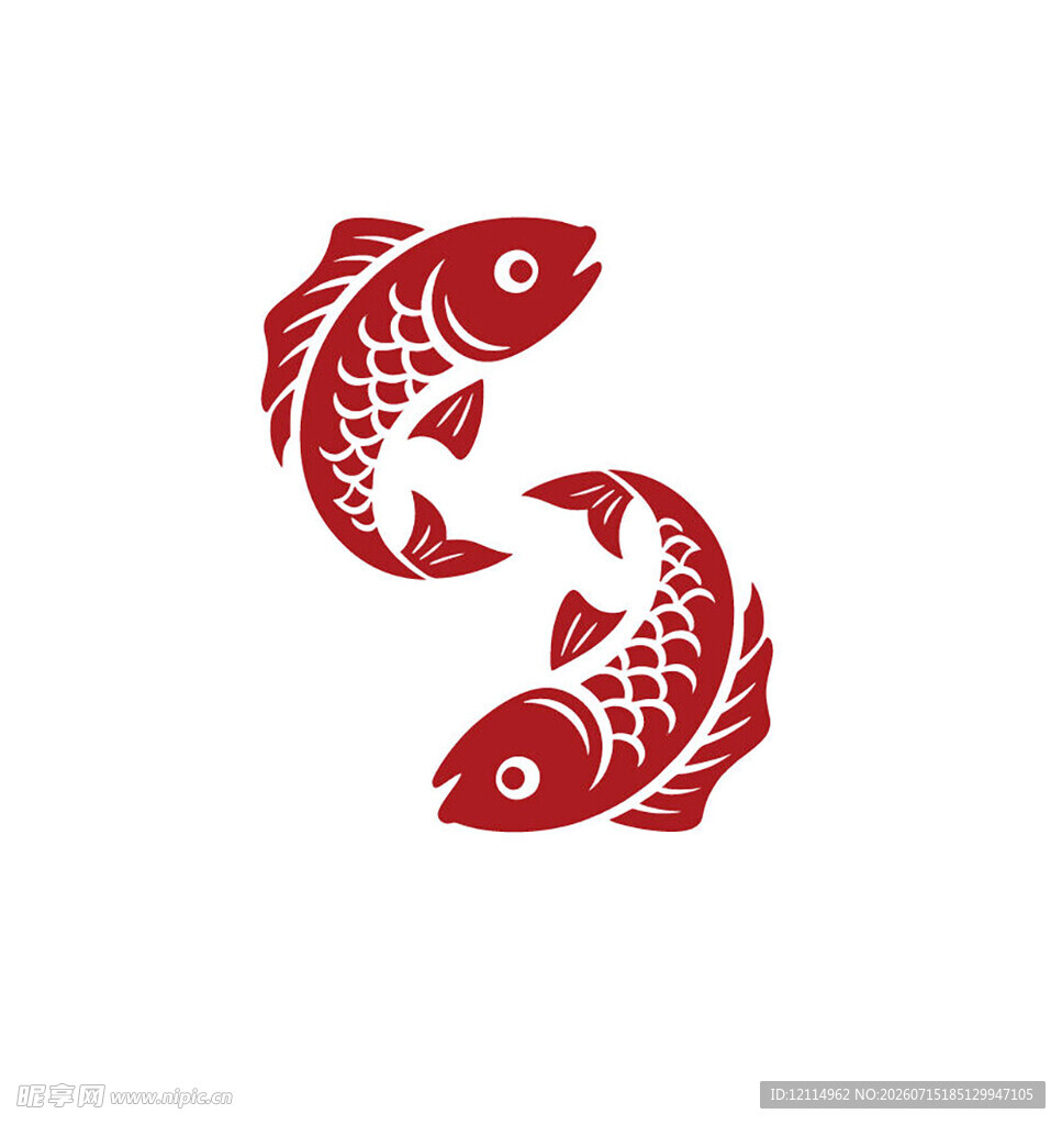 双鱼图案设计