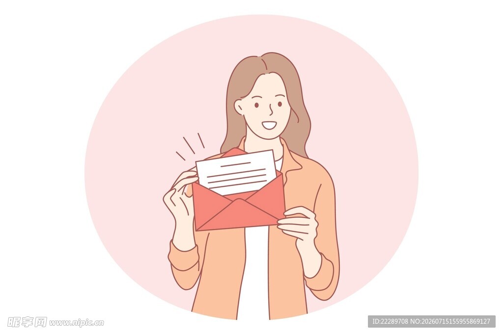 女子手持红包与口罩