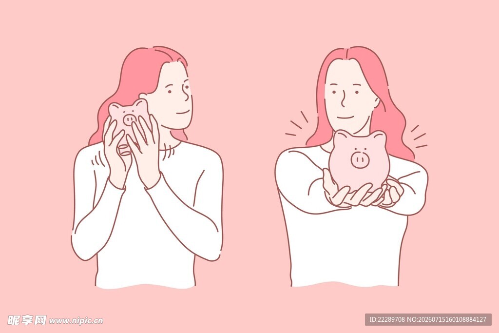 女孩使用手机的不同姿态