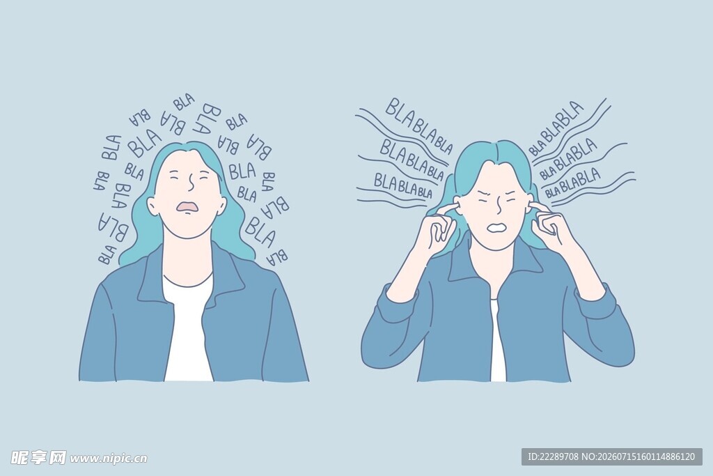 女性思考时的不同状态