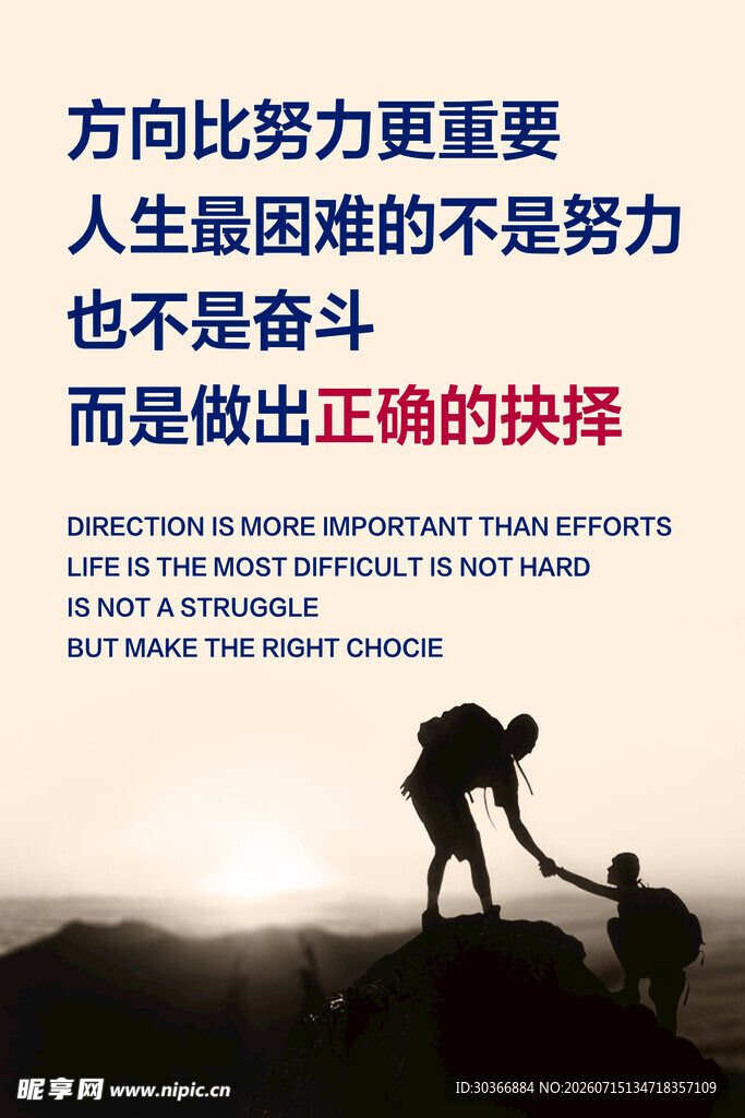 努力与选择 人生的关键抉择