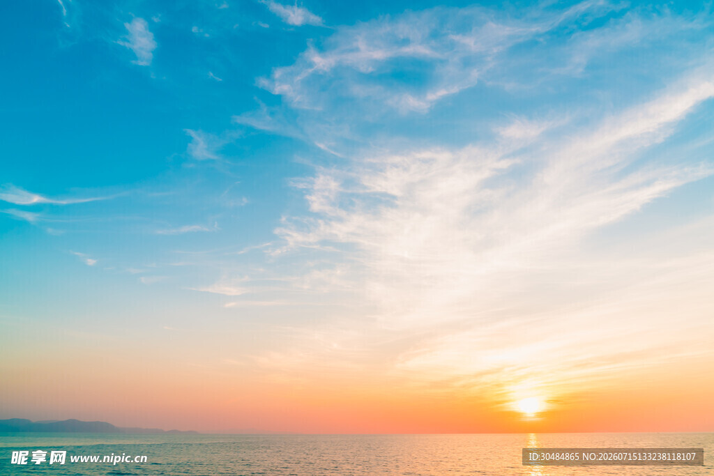 海边日出美景