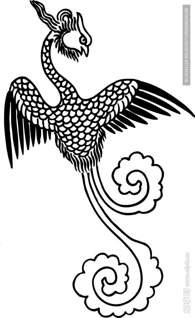 传统凤凰图案