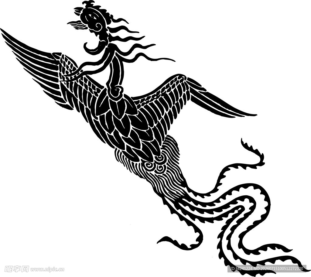 传统凤凰图案
