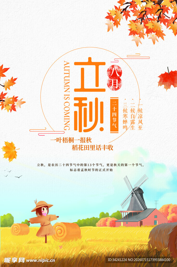 立秋时节田园美景