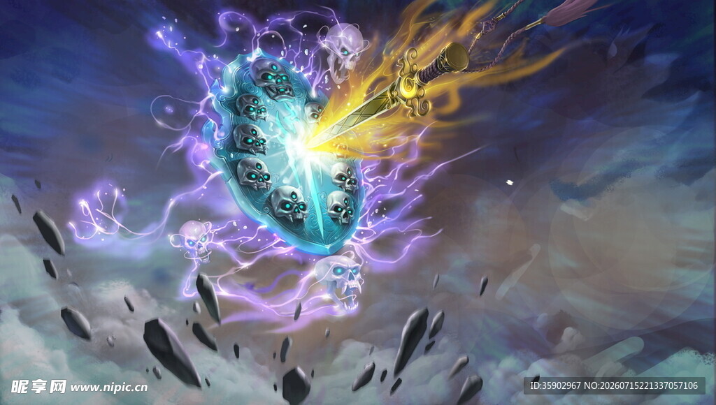 奇幻能量爆发于冰雪山川
