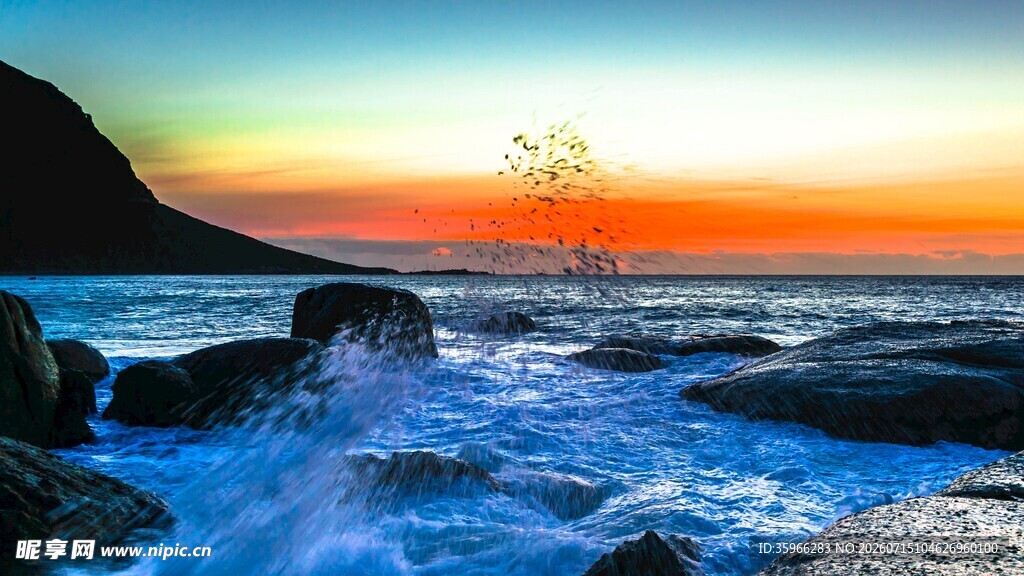海边日落美景